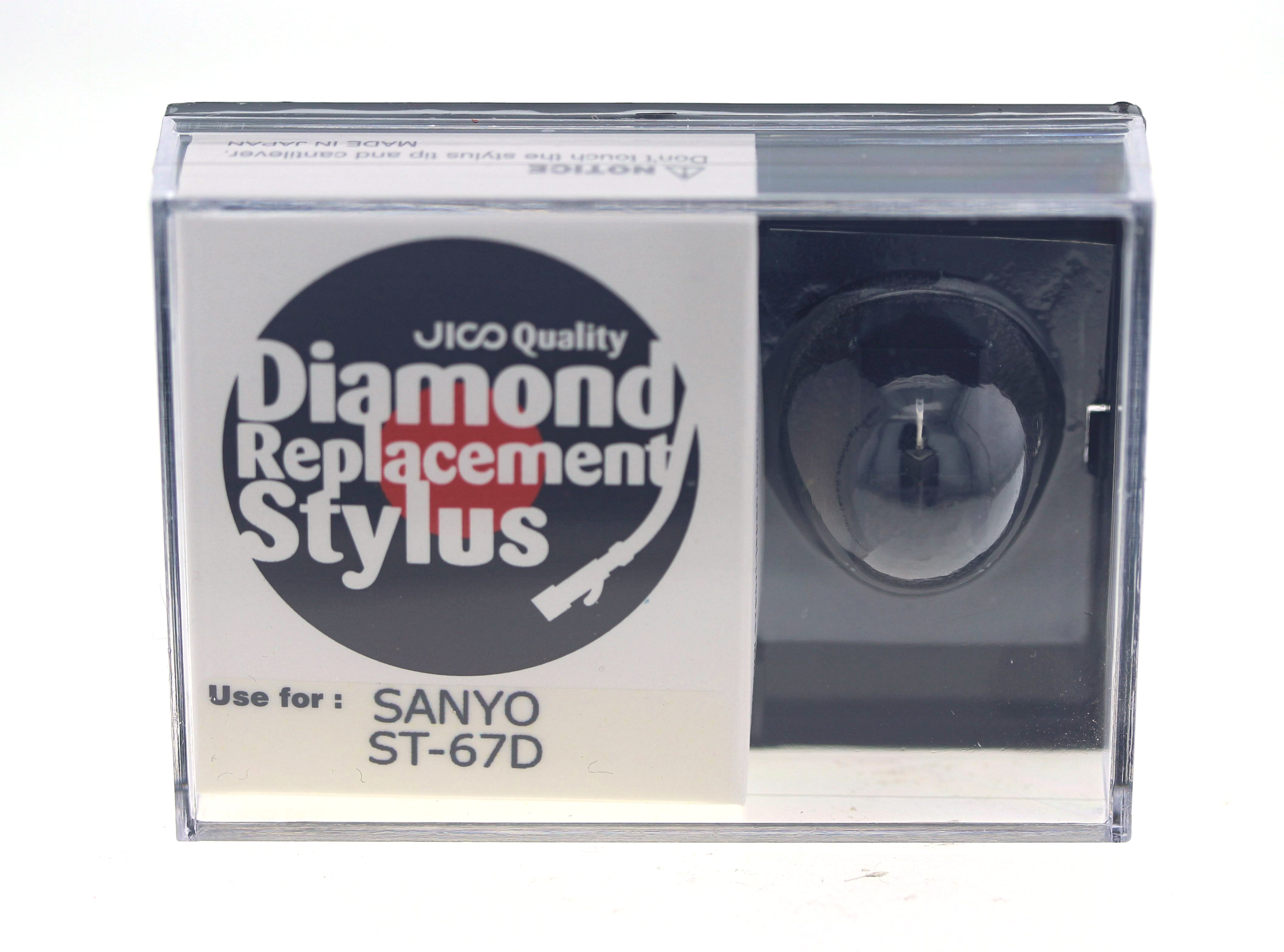 Jico ST-67D Stylus Replacement for Sanyo MG-67D Cartridge