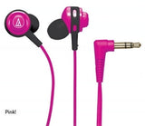 Audio-Technica ATH-COR150 Core Bass Immersive In-Ear Headphones in pink