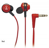 Audio-Technica ATH-COR150 Core Bass Immersive In-Ear Headphones in red