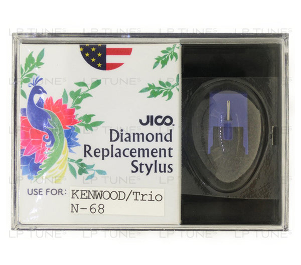 JICO replacement Kenwood N-68 stylus in packaging