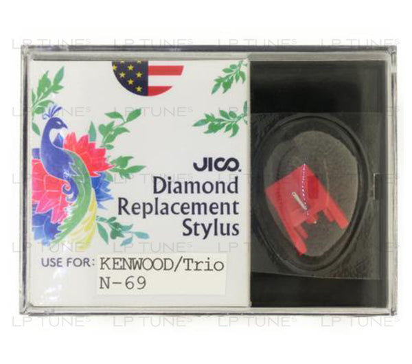 JICO replacement Stylus for Kenwood P-110S turntable in packaging