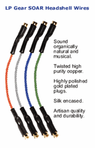 LP Gear SOAR HD-4 HD 4 HD4 Headshell Lead Wires 4-pc Set - View Details
