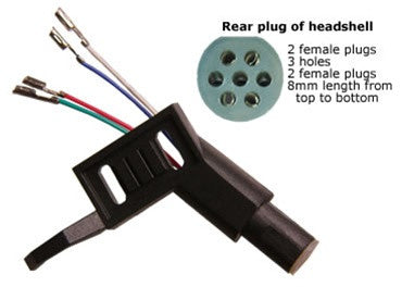 Headshell for straight tonearms ADC type