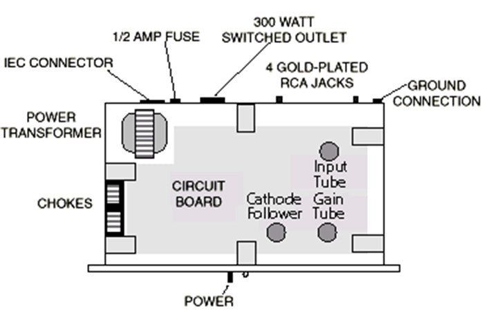 Quicksilver Phono Stage Preamplifier diagram