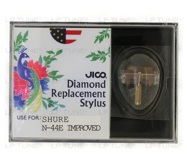 JICO replacement Shure N-44E IMPROVED stylus in packaging