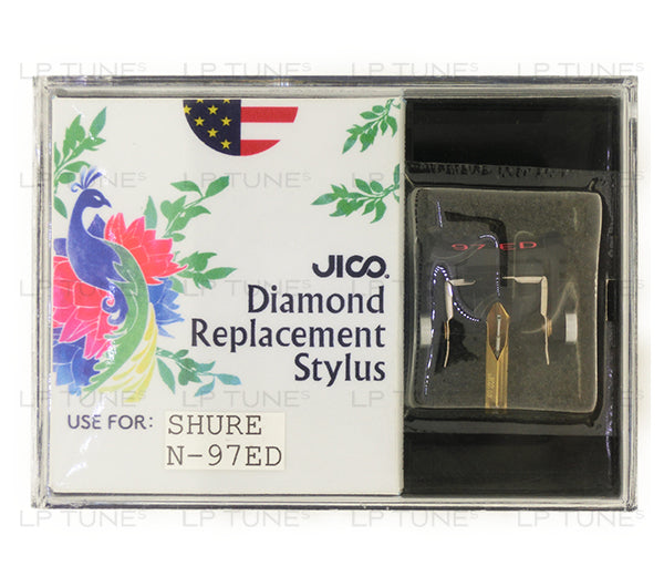 JICO replacement Shure N-97ED stylus in packaging