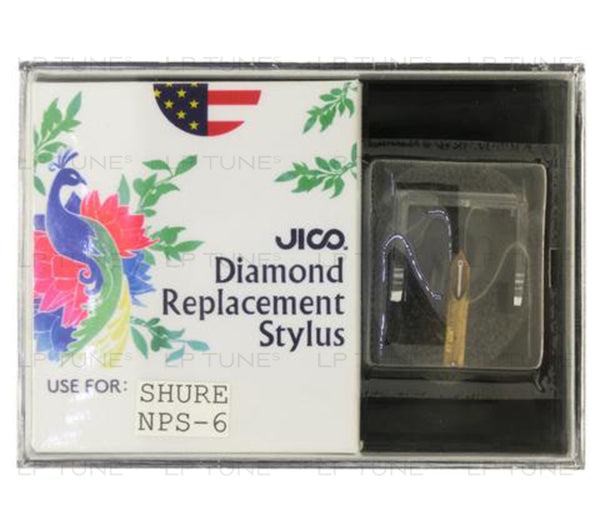 JICO replacement Shure NPS-6 stylus in packaging