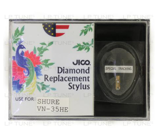 JICO replacement Shure VN-35HE stylus in packaging