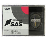 JICO neoSAS/R replacement Shure VN-35HE stylus in packaging