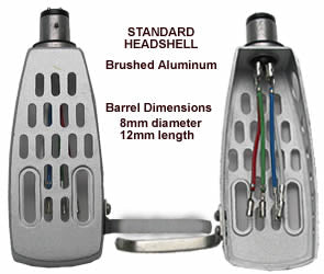 Universal headshell - Brushed Aluminum