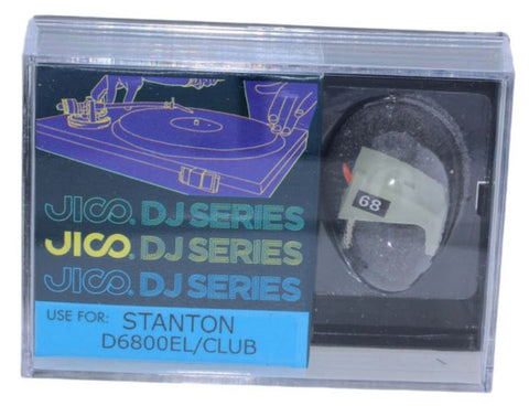 JICO D6800EL CLUB Stylus Replacement for Stanton D6800EL Stylus - For US Sale Only