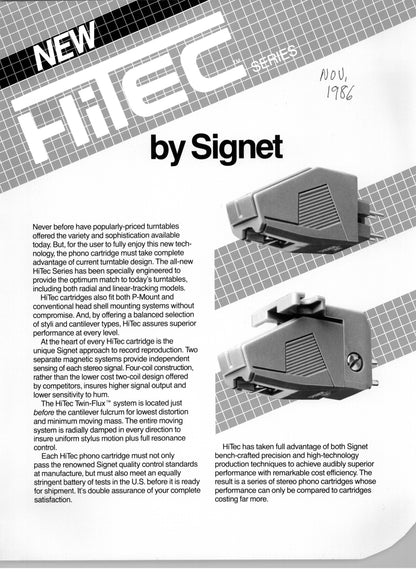 Stylus for Signet HiTec 105 cartridge