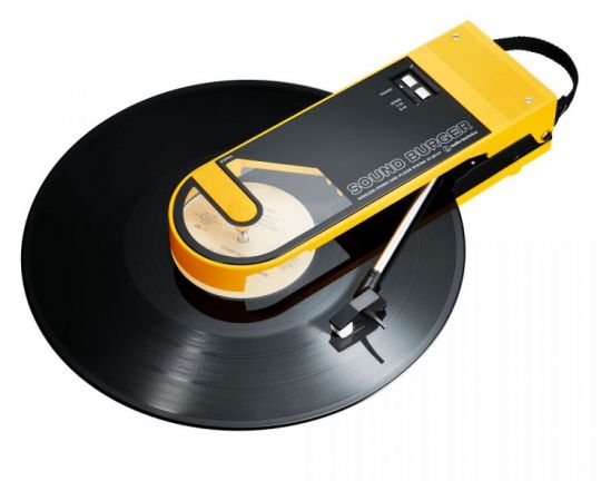 Audio-Technica AT-SB727-YL Sound Burger Portable turntable Improved by LP GEAR