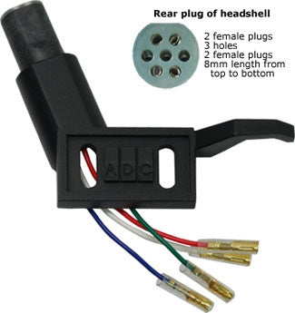ADC LMH-I LMH I LMHI Headshell for straight tonearms