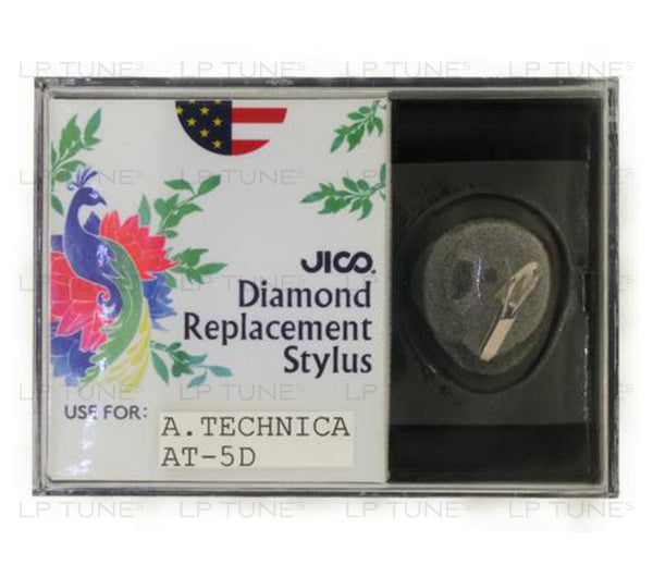 JICO replacement Audio-Technica AT-5D stylus in packaging