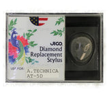 JICO replacement Audio-Technica AT-5D stylus in packaging