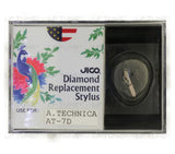 JICO replacement Audio-Technica AT-7D stylus in packaging