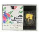 JICO replacement Audio-Technica AT21-5D stylus in packaging