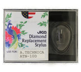JICO replacement Audio-Technica ATN-10D stylus in packaging