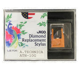 JICO replacement Audio-Technica ATN-10G stylus in packaging