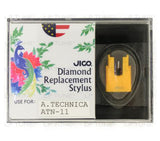 JICO replacement Audio-Technica ATN-11 stylus in packaging