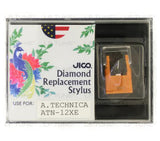 JICO replacement Stylus for Audio-Technica AT-3312XE AT3312XE cartridge in packaging