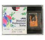 JICO replacement Stylus for Audio-Technica AT-1112XE AT1112XE cartridge in packaging