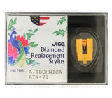 JICO replacement Audio-Technica ATN-71 stylus in packaging