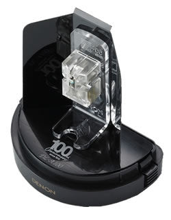 Denon 100th Anniversary DL-A100 DL A100 DLA100 phono cartridge 0.3mV on a stand