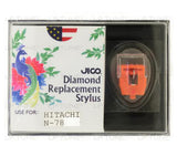 JICO replacement Hitachi N-78 stylus in packaging