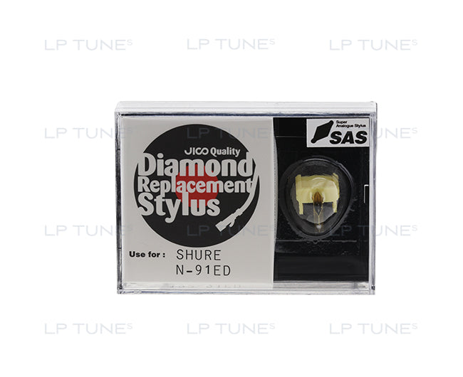 JICO SAS replacement for Shure N91E needle stylus in packaging