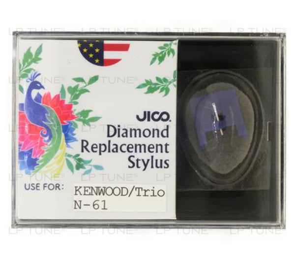 JICO replacement Kenwood N-61 stylus in packaging