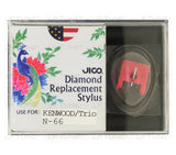 JICO replacement Kenwood N-66 stylus in packaging