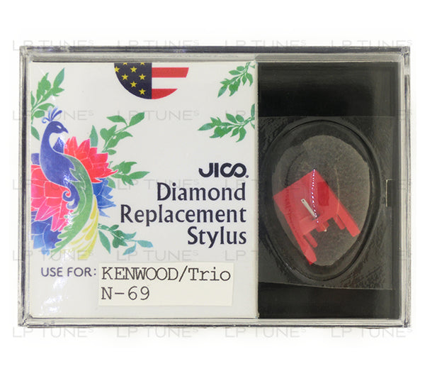 JICO replacement Kenwood N-69 stylus in packaging