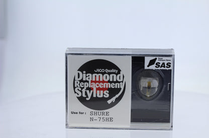JICO SAS stylus replacement for Shure N75HE Type 2 stylus