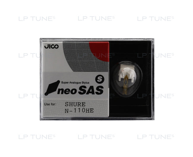 JICO neoSAS/S replacement Shure N-110HE stylus in packaging