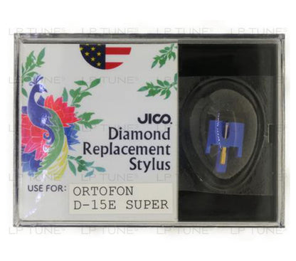 Jico replacement Ortofon D15E Super Stylus in packaging
