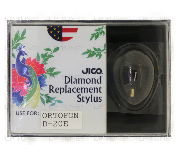 JICO Replacement Ortofon D-20E Type 2 stylus in packaging