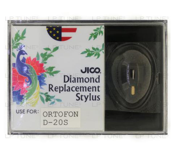 JICO replacement Ortofon D-20S stylus in packaging