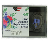 JICO replacement Ortofon DF-15E stylus in packaging