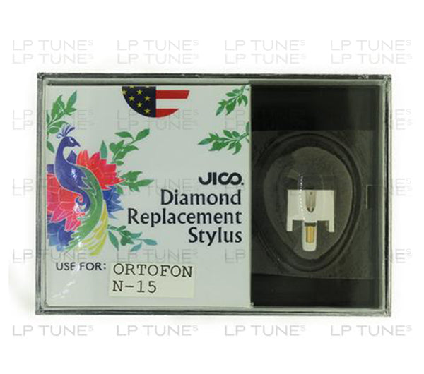 JICO Replacement Ortofon N-15 stylus in packaging
