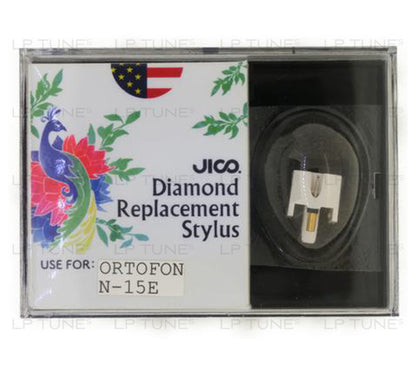 JICO replacement Ortofon NF-15E stylus in packaging