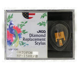 JICO replacement Ortofon NF15XE Type 2 stylus in packaging