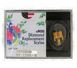 JICO replacement Ortofon NF15X Type 2 stylus in packaging