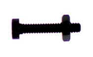 P-mount cartridge screw and nut