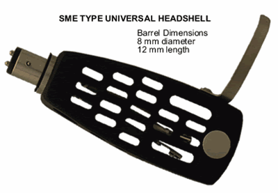 Universal headshell - Black Anodized