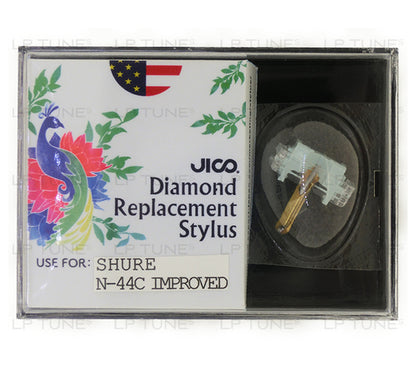 JICO replacement Shure N-44C IMPROVED stylus - for US sale only