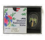 JICO replacement Shure N-72EJ stylus in packaging