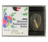 JICO replacement stylus for Shure 2225 cartridge in packaging