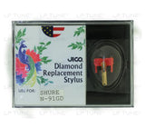 JICO replacement Shure N-91GD stylus in packaging